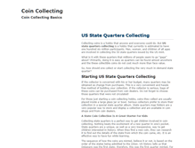 Tablet Screenshot of coincollectorsbasics.com